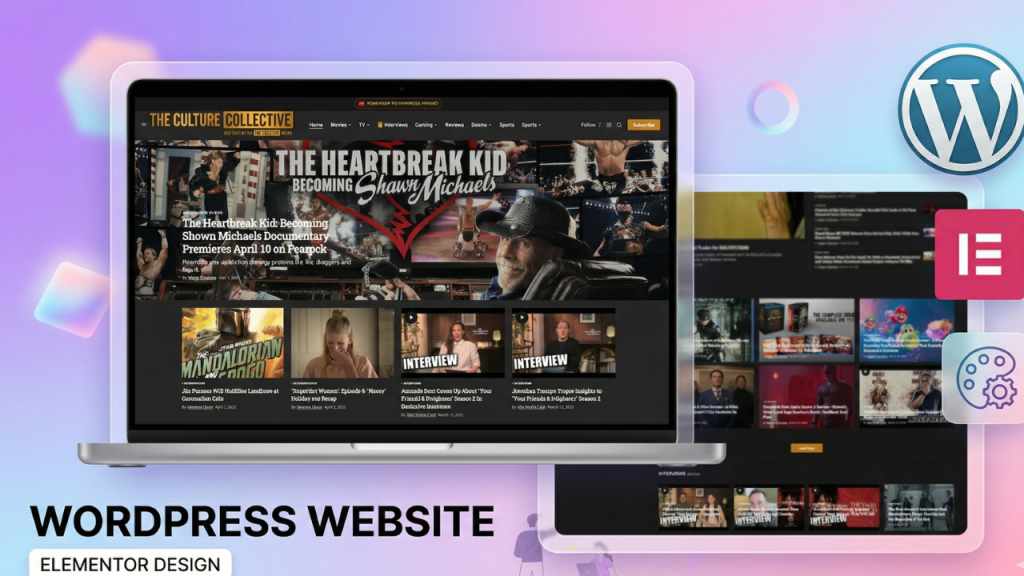 WordPress Media & Entertainment Blog-sadbinabedin